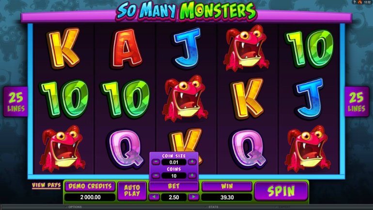 So Many Monsters Video Slot